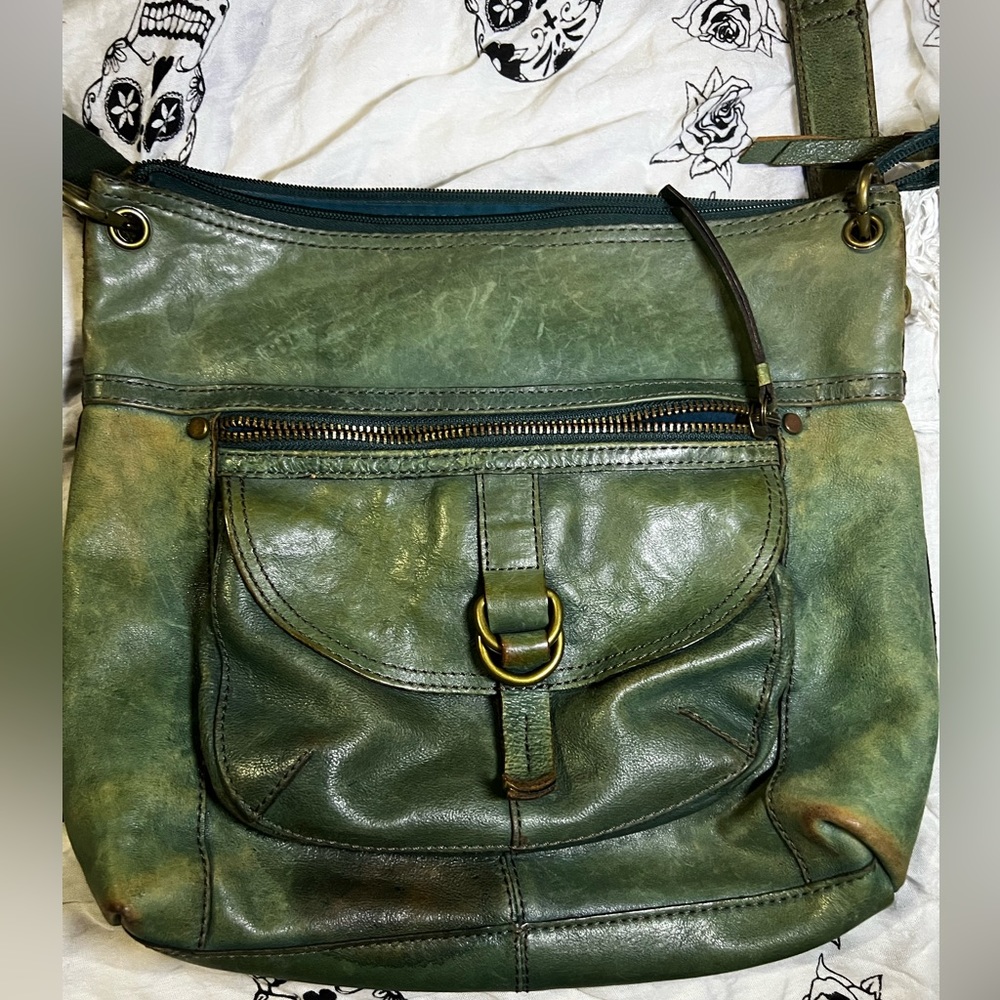 Fossil green purse